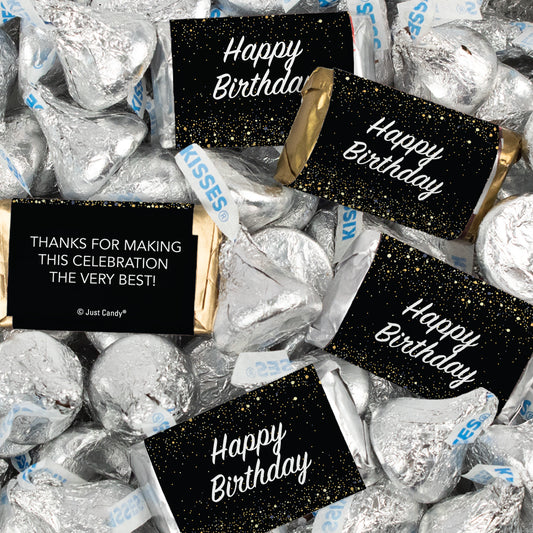 Personalized Elegant Happy Birthday Hershey's Mix 1.58lb Bag