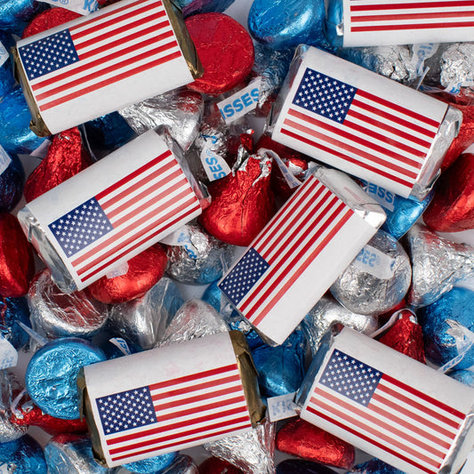 Patriotic Mix Hershey's Miniatures & Kisses